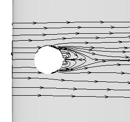 Advances in Fluid Mechanics IX 145 a) Upper view b) Lateral view Figure 3: Velocity vectors for damaged aerofoil (0 deg).