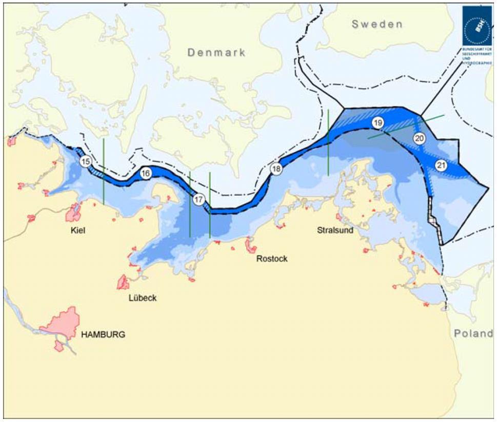4.1.7. Designation The basic structure of the spatial plan follows the analysis of the ship traffic based on AISinformation provided by the Water- and Shipping Administration.