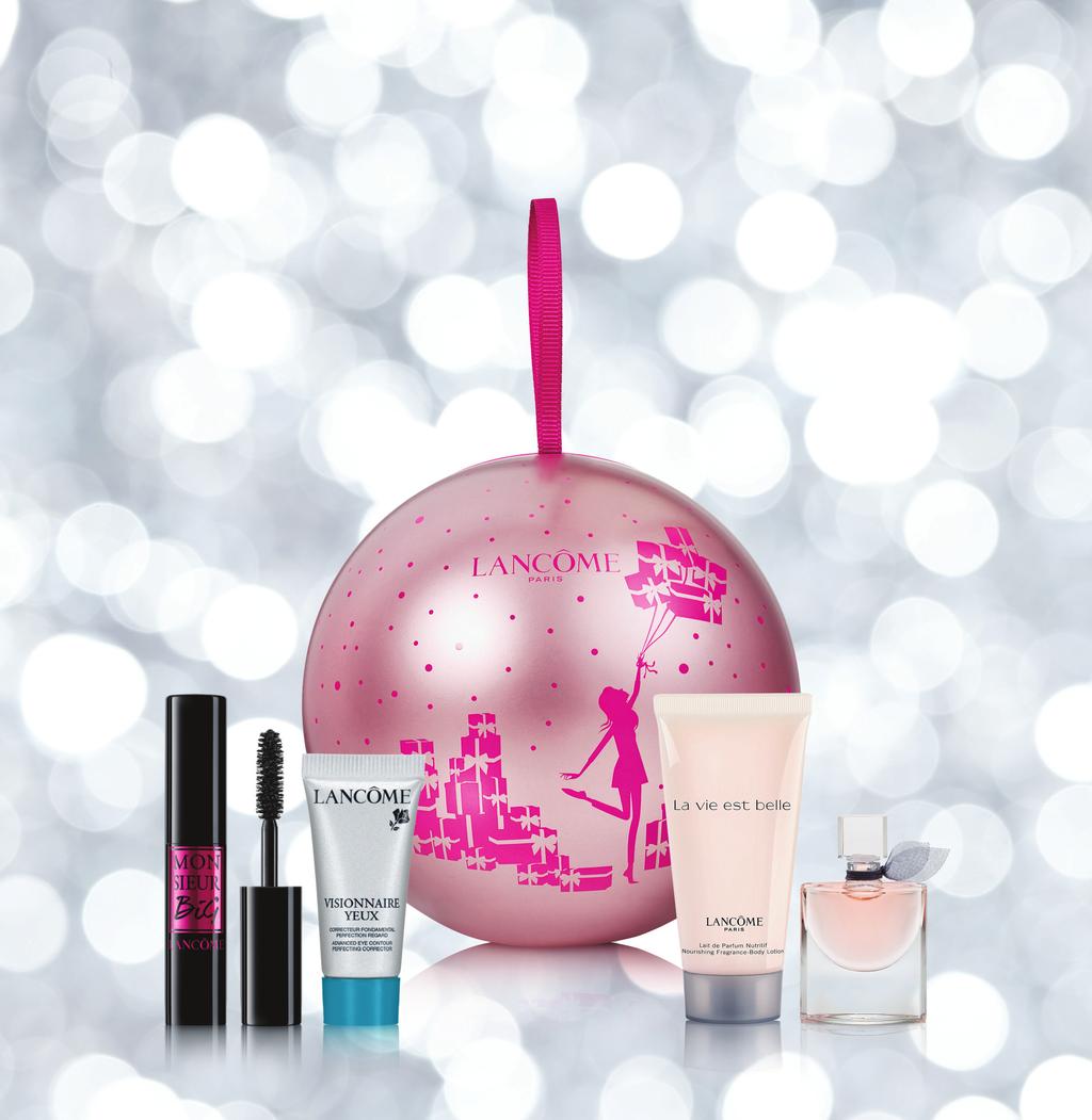 Deck the halls with Lancôme A fabulous perfume, or a noteworthy mascara choose your favourite Lancôme treat, and decorate the tree with your gorgeous gift.