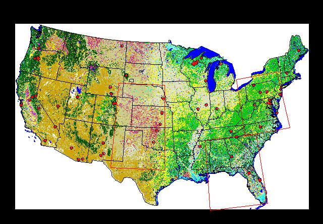 MODIS Land Data Validation Sites with