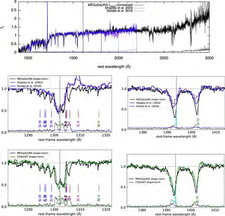 Rest-frame UV spectral atlas at z~2 MEGaSaURA: The Magellan Evolution of Galaxies Spectroscopic and