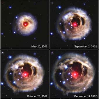 Violent bipolar ejecta + disk at equator Star V838 Monocerotis HST-ACS Evolution of V838 Light Echo (HST) Reading Ahead Clicker Question After a