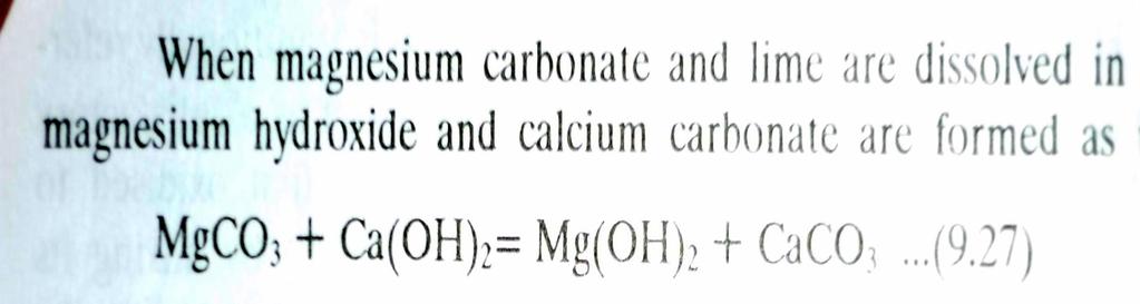 4. Magnesium carbonate and lime Byproducts of above