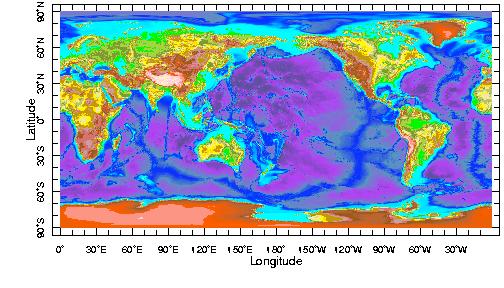 crust obvious from space that Earth has two fundamentally different physiographic features: oceans