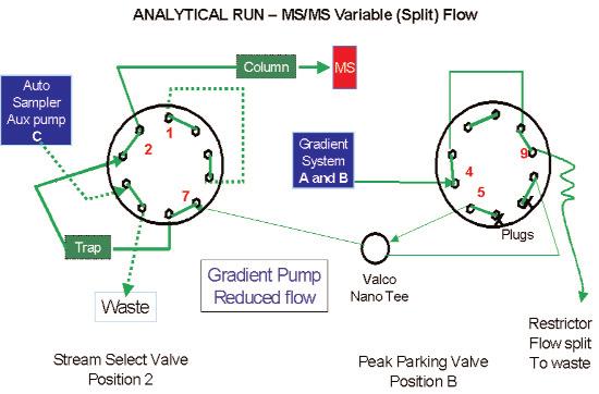 Variable Flow Split Mode 3 - ProteinLynx Global SERVER 2.
