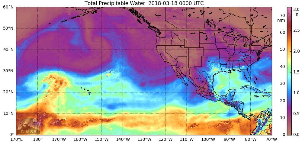 CW3E Atmospheric River Outlook Update on Atmospheric River Forecast to Impact California Next Week - The terminus of the atmospheric river plume is approaching coastal CA and precipitation will begin