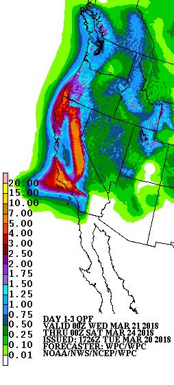 The NOAA WPC 1-2 day QPF is forecasting ~10 in.