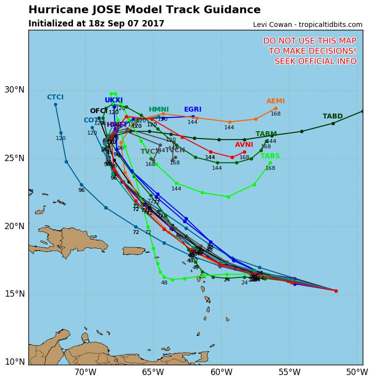 Models remain in good agreement and show a west-northwest track over the next 2 days, followed by