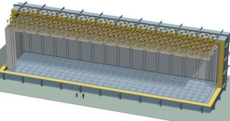 6x6x6m 3 300ton DP LAr TPC at CERN Large surface charge readout, long drift,