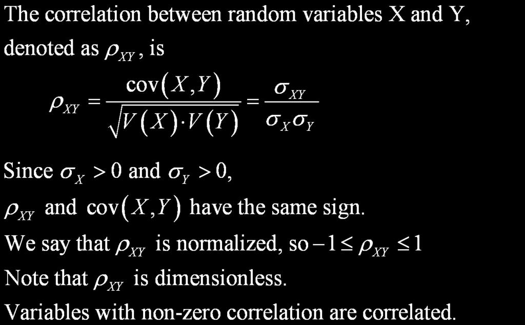 Covariance &