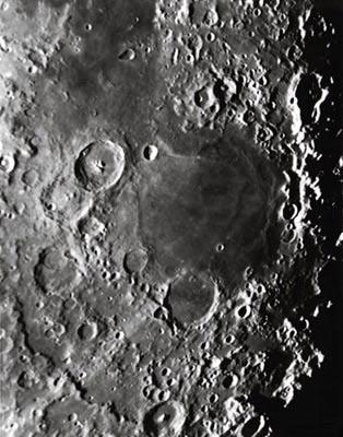 the craters Albategnius, Sosigenes and Tycho.