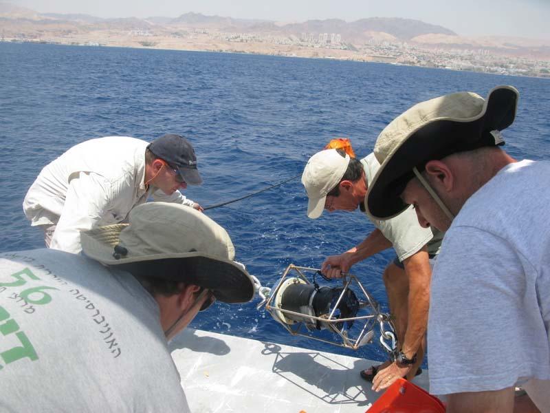 Figure A- 2 12 August 21 deployment of the 2 m Mooring from the R/V Sam Rothberg.