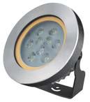V+ AQUA-RGB-15/30/0 ROUND ROCK Series - In-Ground, Flood and Underwater Type Light Luminous Recessed Source Lumens/Watt Opening Dimensions Weight Accessory RR-IG04-WHT-30
