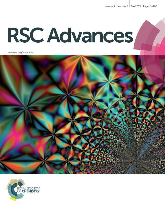 RSC Advances This is an Accepted Manuscript, which has been through the Royal Society of Chemistry peer review process and has been accepted for publication.