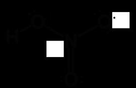 12. The Lewis structures and Ka values for HNO 2 and HNO 3 are shown below. Ka = 7.