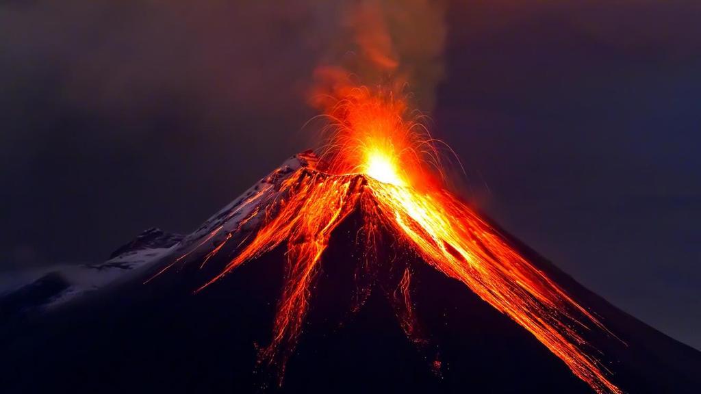 Anatomy of a Volcano A volcano is a