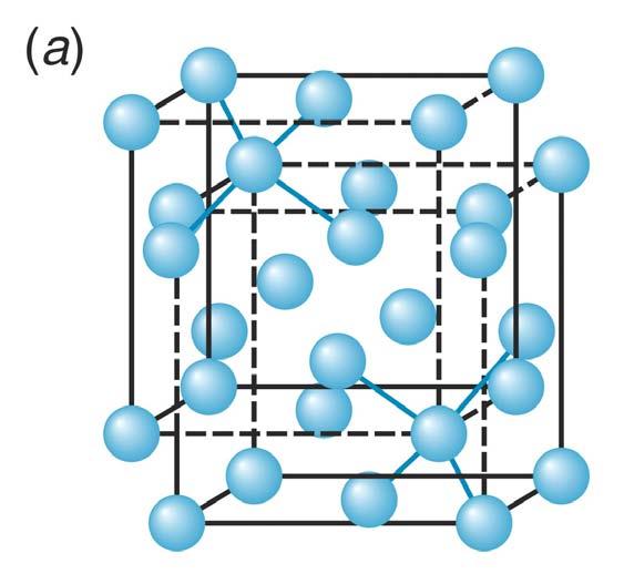 Even more complicated: The diamond structure Diamond is carbon