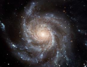GALAXY? a. Large group of stars, gas, and dust in space that are held together by gravity b.