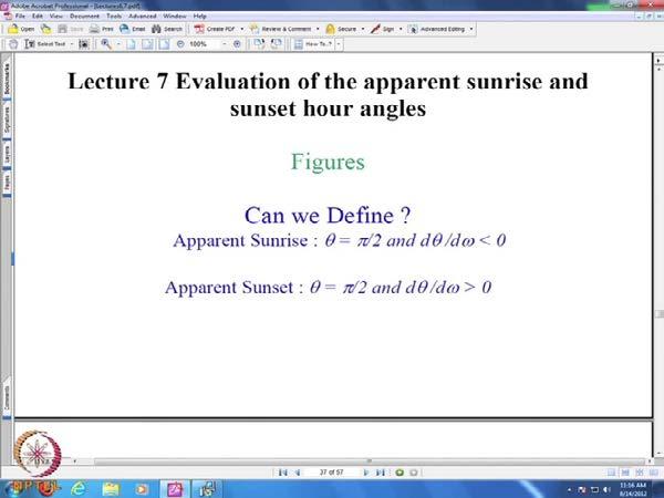 (Refer Slide Time: 20:36) So, these are the two definitions which we have to use; theta equal to pi by