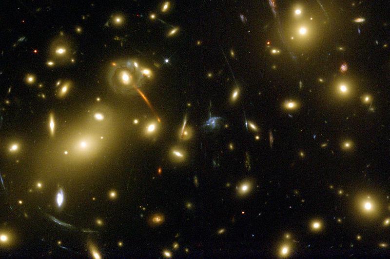 30 Abell 2218 Abell 2218 is a cluster of galaxies so dense that it warps spacetime and acts