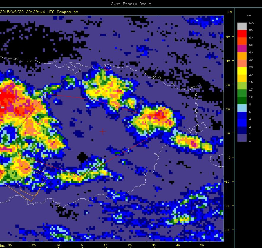 convection. Semi-stationary convection was the result in the Rio de la Plata Watershed being seeded.