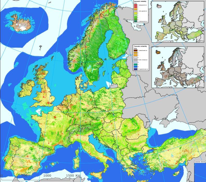 Level 2: Account 1: Extent EU (MAES) Ecosystem types: Source: European Environment Agency spatial resolution: * 100*100 m data sources: * CLC 2006, HRL sealing 2006, JRC-Forest 2006, OSM 2013 *