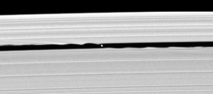 4.3 Type II: Evidence gap formation Moon (S/2005 S1) in Keeler Gap, Cassini (1.