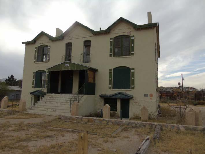 SURVEY AND EVALUATION OF OLD FORT BLISS AT HART S MILL EL PASO COUNTY State of Texas Historic Structures Survey Form SECTION 1 Identification: Current Name: Old Fort Bliss Officer Quarters Address: