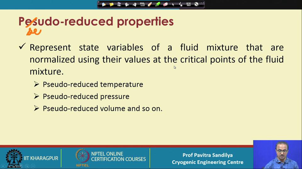 (Refer Slide Time: 20:02) Now, when we talk of a mixture of gases like natural gas, we do not have a singles critical value of any of the properties because it has means several gases with it.