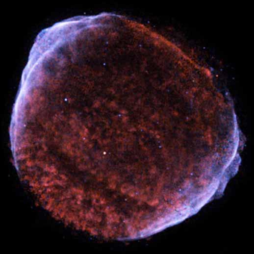 Supernova1006 Spectrum of limb - kev photons E e 100TeV Interior of SNR