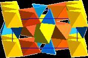 Forsterite consists of isolated tetrahedra plus two types of octahedra At 13