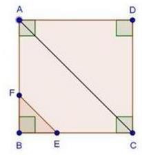 Let, AB = 5cm, BC = 12 cm and AC = 13 cm. Then, AC 2 = AB 2 + BC 2. This proves that ABC is a right triangle, right angles at B. Let BD be the length of perpendicular from B on AC.