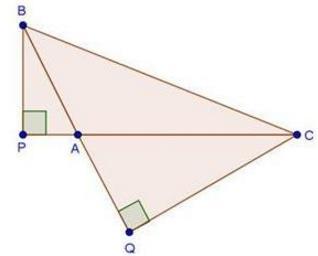 (i) b 2 = h 2 + a 2 + x 2 2ax (ii) b 2 = a 2 + c 2 2ax In ADC, by pythagoras theorem AC 2 = AD 2 + DC 2 b 2 = h 2 + (a x) 2 b 2 = h 2 + a 2 + x 2 2ax b 2 = a 2 + (h 2 + x 2 ) 2ax b 2 = a 2 + c 2 2ax