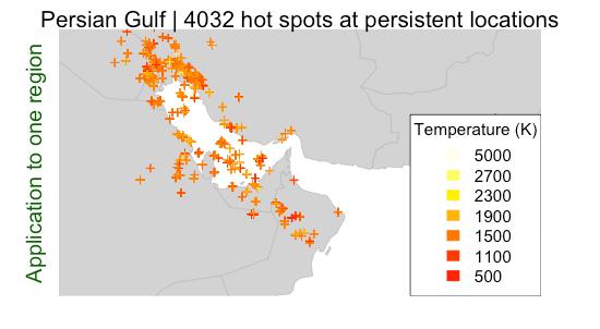 Persian Gulf detected in SLSTR