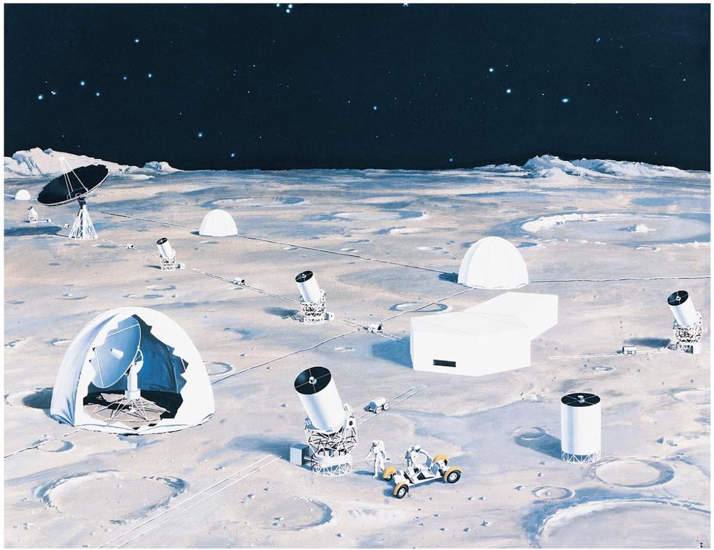 Future of Astronomy in Space? The Moon would be an ideal observing site.