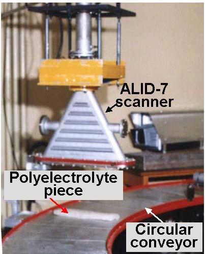 3: ALID-7 scanner and circular conveyor (35 cm average