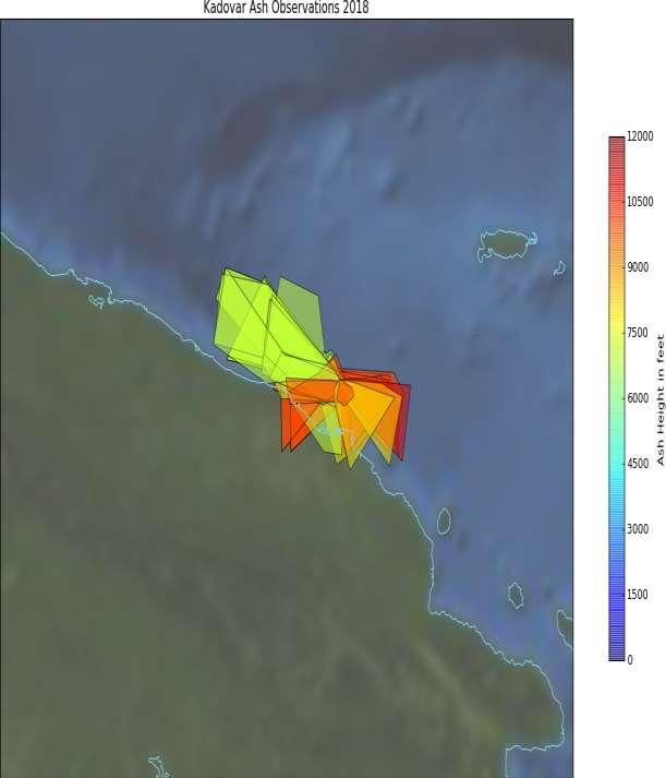 Volcanic Multi-Hazards Ashfall Areas downwind of Kadovar Aviation flight routes and airports (Wewak) Collapse & Tsunamis Potential tsunamis on island, neighboring islands and