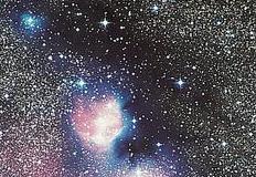 de-excitation. Reflection nebula a star illuminates a gas and dust cloud, the light is reflected (scattered) by the dust.