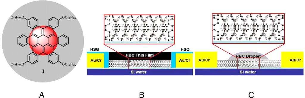 A schematic of how HBCs can be assembled to form