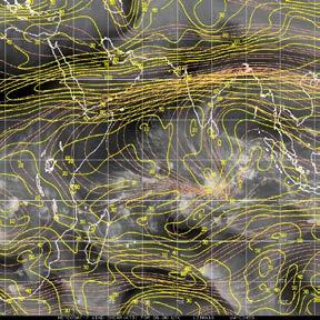 At different pressure levels 850, 700, 500, 200 hpa,
