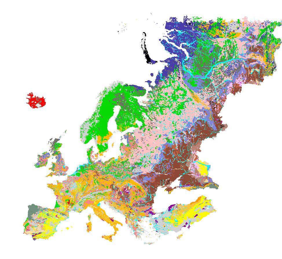 1.c Soil mapping Target: Harmonized Pillar 4 mapping scheme Status: European soil map 1:1