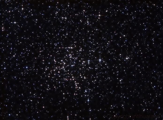 Cancer is a faint and rather indistinct constellation but it does have a rather nice Open Cluster called Messier 44 (M44) Praesepe or the Beehive Cluster.