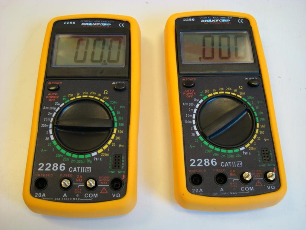 It can measure direct current and voltage as well as alternating current and voltage.