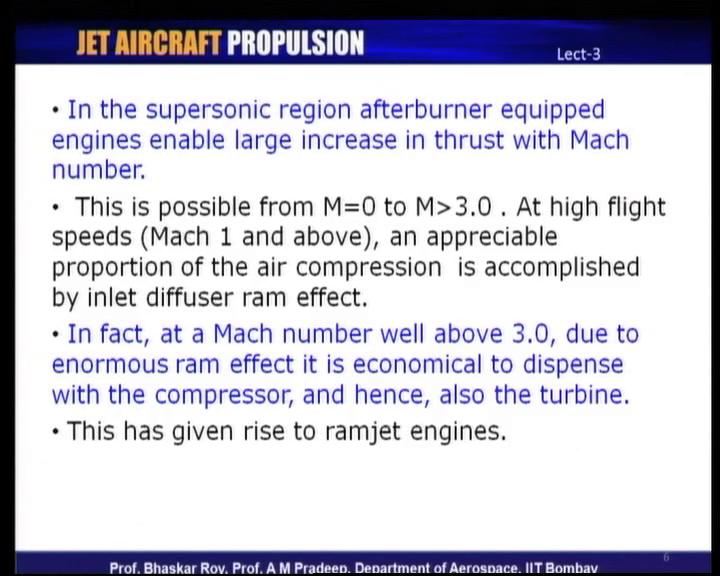 of the flight of the aircraft. One of the simple ways of creating thrust is to create a constant or near constant thrust at any given altitude.