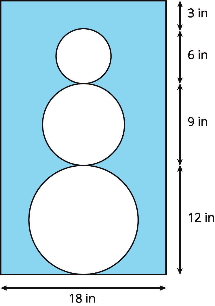 Unit 3, Lesson 9: Applying Area of Circles 1. A circle with a 12 inch diameter is folded in half and then folded in half again. What is the area of the resulting shape? 2.
