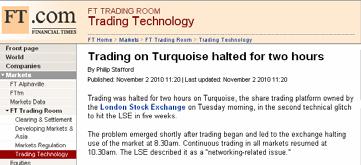minutes today given the amount of high frequency trading that now