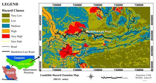 8 0-550 20 10650.25 1.878 0.786 1.092 550-1300 0 4054.92 0.000 0.786-0.786 1300-2300 0 2072.54 0.000 0.786-0.786 >2300 0 7639.09 0.000 0.786-0.786 Fig5: Landslide hazard zonation according to Area Density Method 5.
