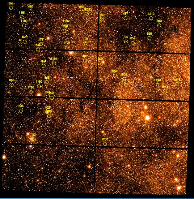 r,i < 23 and Hα imaging with Mosaic-II.