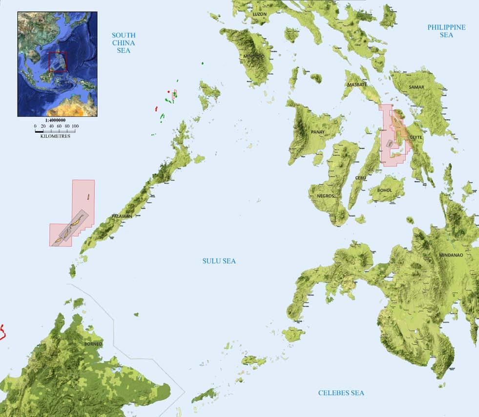 Established integrated position in the Philippines Malampaya Gas Complex 2.