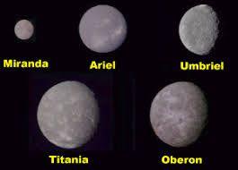 How many moons does Uranus have? Uranus has 27 moons.some of these moons include Umbriel,Titania,Miranda,and Ariel.